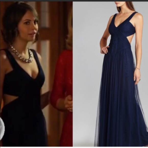 bcbgmaxazria black gown